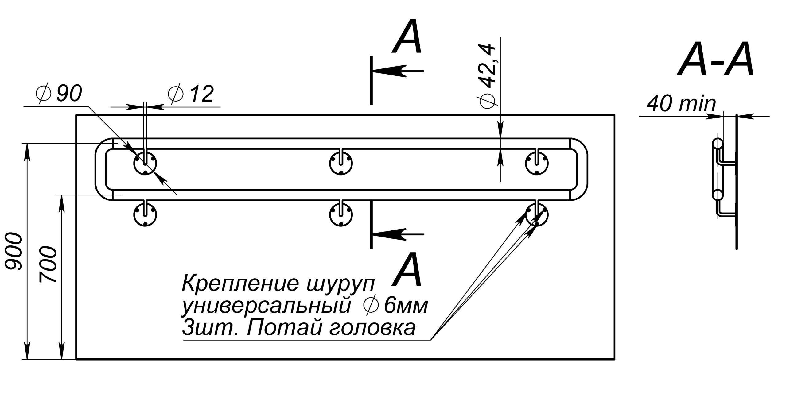 Пристенные поручни: купить, цена в СПб - «Сталь Декор»